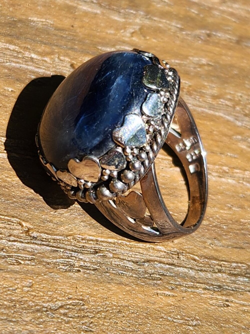 SAJEN Blue Kyanite RING, size 8 - Picture 12 of 14